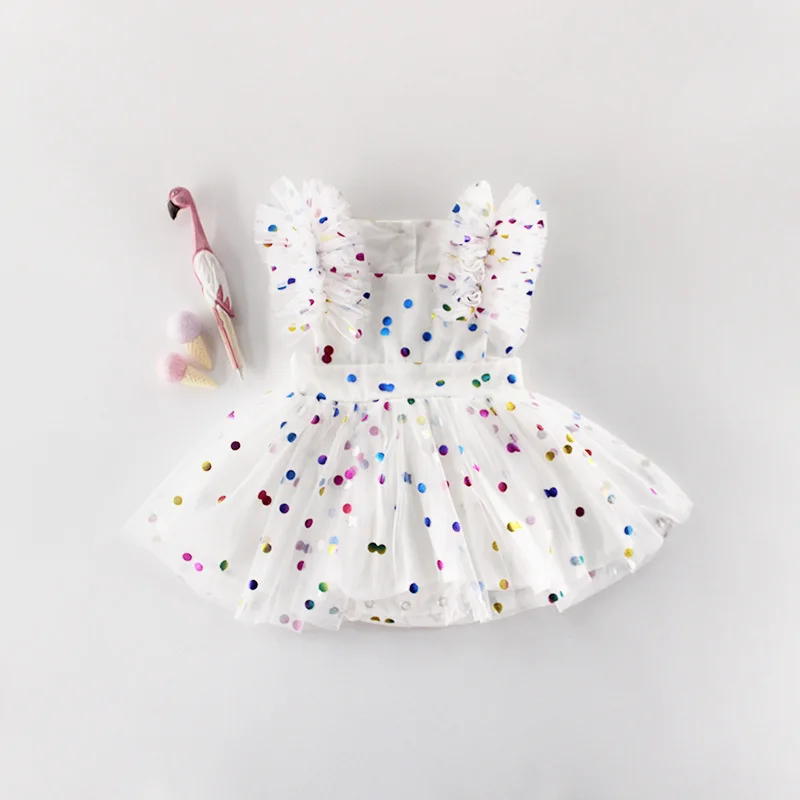 Summer Newborn Baby Girls Rompers Lovely Cotton Dot print Fold Sleeveless Jumpsuit Toddler Body Dress One-pieces Clothes Outfits
Summer Newborn Baby Girls Rompers Lovely Cotton Dot print Fold Sleeveless Jumpsuit Toddler Body Dress One-pieces Clothes Outfits