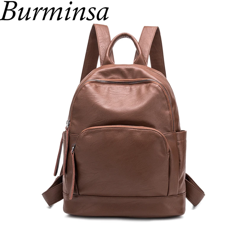 Burminsa Inn Popular Cow Split Leather Summer Travel Backpack Large Capacity Women Cute Back Pack School Bags For Teenage Girls
Burminsa Inn Popular Cow Split Leather Summer Travel Backpack Large Capacity Women Cute Back Pack School Bags For Teenage Girls