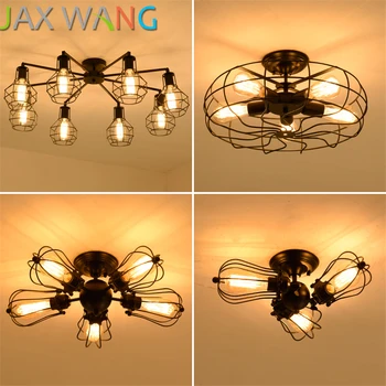 Round Iron Chandelier Ceiling Lamps Retro Living Room Theme Restaurant Clothing Store Aisle Decorated Bedroom Bedside Lamp Lamp
Round Iron Chandelier Ceiling Lamps Retro Living Room Theme Restaurant Clothing Store Aisle Decorated Bedroom Bedside Lamp Lamp