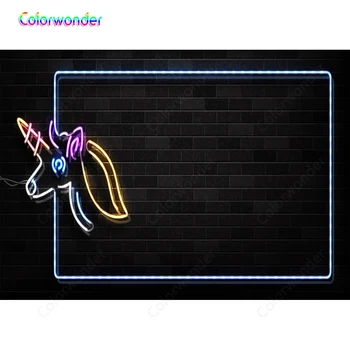 Colorwonder Neon Photography Backdrop Unicorn 7x5 Photo Background Kids Birthday Party Black Brick Wall Bar Photo Booth Backdrop
Colorwonder Neon Photography Backdrop Unicorn 7x5 Photo Background Kids Birthday Party Black Brick Wall Bar Photo Booth Backdrop