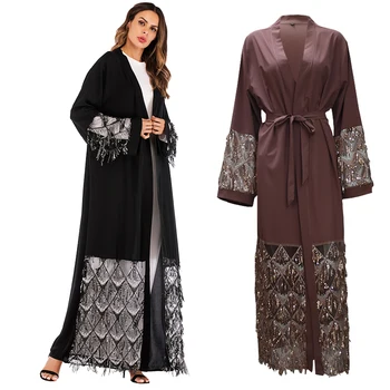 Kaftan Abaya Robe Dubai Sequined Muslim Hijab Dress Caftan Marocain Jilbab Qatar UAE Abayas For Women Turkish Islamic Clothing
Kaftan Abaya Robe Dubai Sequined Muslim Hijab Dress Caftan Marocain Jilbab Qatar UAE Abayas For Women Turkish Islamic Clothing