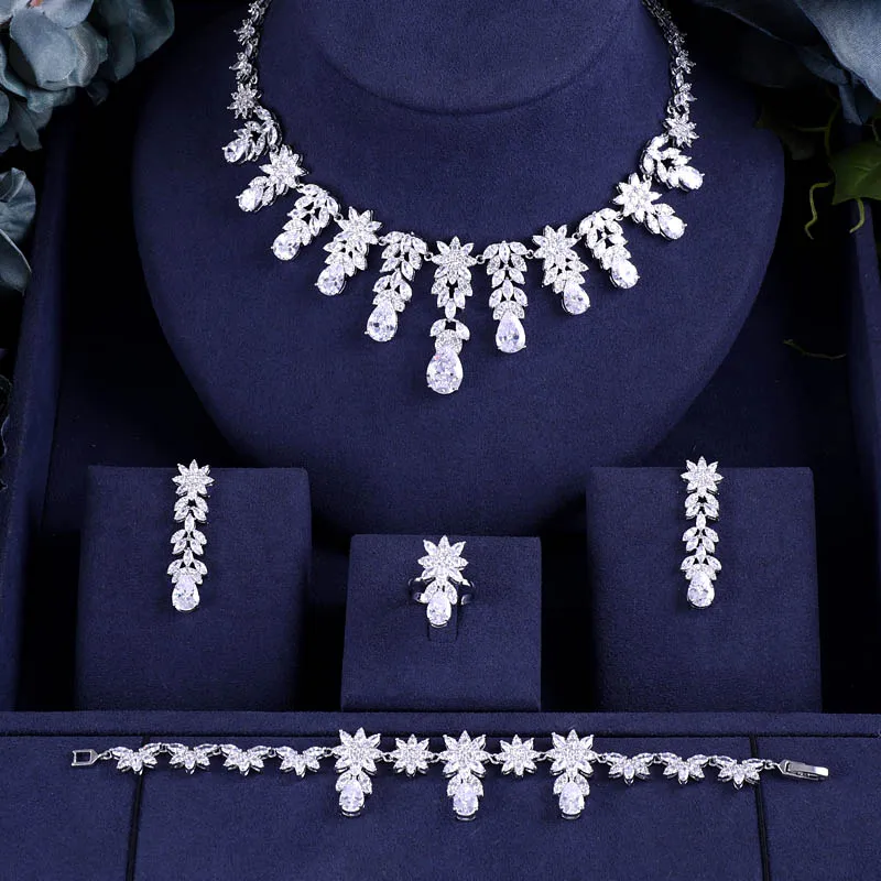 jankelly Nigeria 4pcs Bridal Zirconia Jewelry Sets For Women Party, Luxury Dubai Nigeria CZ Crystal Wedding Jewelry Sets
jankelly Nigeria 4pcs Bridal Zirconia Jewelry Sets For Women Party, Luxury Dubai Nigeria CZ Crystal Wedding Jewelry Sets