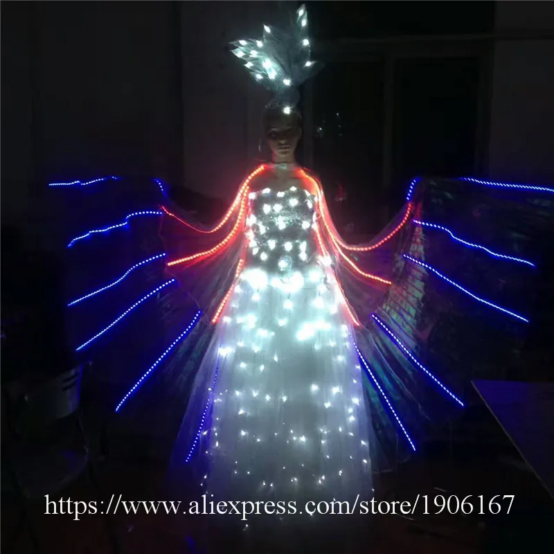Женское вечернее платье для вечерние, светильник щение, крылья Исиды, одежда для выступления на сцене, костюм для бальной комнаты
Женское вечернее платье для вечерние, светильник щение, крылья Исиды, одежда для выступления на сцене, костюм для бальной комнаты