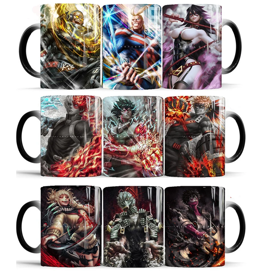 My Hero Academia mug 350ml ceramic color changing coffee mugs milk tea cup best gift mug for your friend
My Hero Academia mug 350ml ceramic color changing coffee mugs milk tea cup best gift mug for your friend