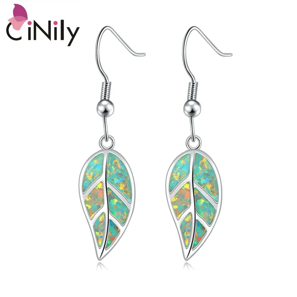 CiNily Olive Green Fire Opal Long Drop Earrings Silver Plated Leaves Plant Dangle Earring Spring Chic Boho Jewelry Women Girls
CiNily Olive Green Fire Opal Long Drop Earrings Silver Plated Leaves Plant Dangle Earring Spring Chic Boho Jewelry Women Girls