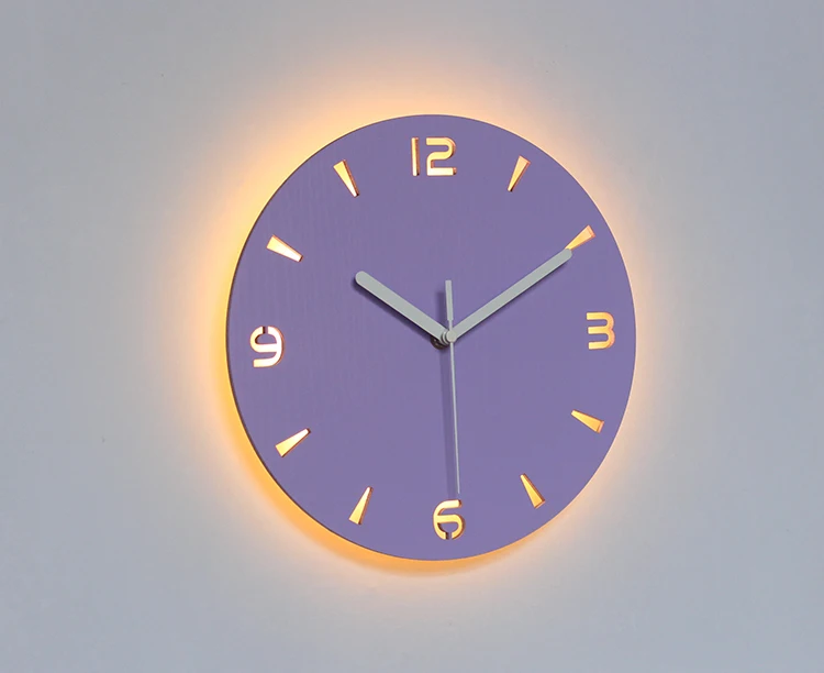 Backlight simple mute wall clock decoration wall clock luminous clock can be used as night light atmosphere lamp bedroom clock
Backlight simple mute wall clock decoration wall clock luminous clock can be used as night light atmosphere lamp bedroom clock