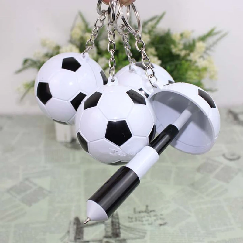 Creative Football Ballpoint Pen Ball Pens Key Ring Portable Mini Stretch out draw back School Promotion Stationary Gifts Supply
Creative Football Ballpoint Pen Ball Pens Key Ring Portable Mini Stretch out draw back School Promotion Stationary Gifts Supply