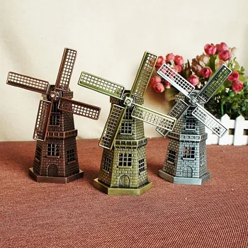 Dutch tourism commemorative shot Dutch windmill European metal crafts ornaments alloy windmill Mill European decor home 
Dutch tourism commemorative shot Dutch windmill European metal crafts ornaments alloy windmill Mill European decor home