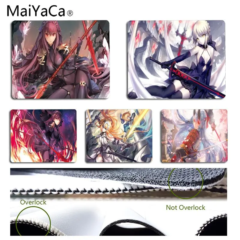 MaiYaCa New Design Fate Series Grand Order Anime girl Computer Gaming Mousemats Small Super Office Gaming Lock Edge Mouse Pad
MaiYaCa New Design Fate Series Grand Order Anime girl Computer Gaming Mousemats Small Super Office Gaming Lock Edge Mouse Pad