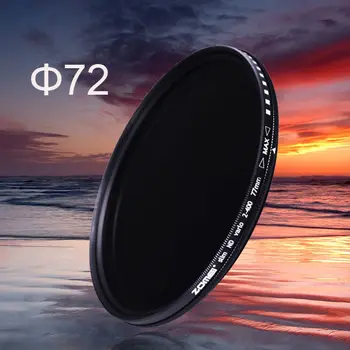 ZOMEI 72mm SLIM Neutral Density Fader Adjustable Variable ND Filter ND2-ND400 ND2 ND8 ND400 (1-9 stops)
ZOMEI 72mm SLIM Neutral Density Fader Adjustable Variable ND Filter ND2-ND400 ND2 ND8 ND400 (1-9 stops)