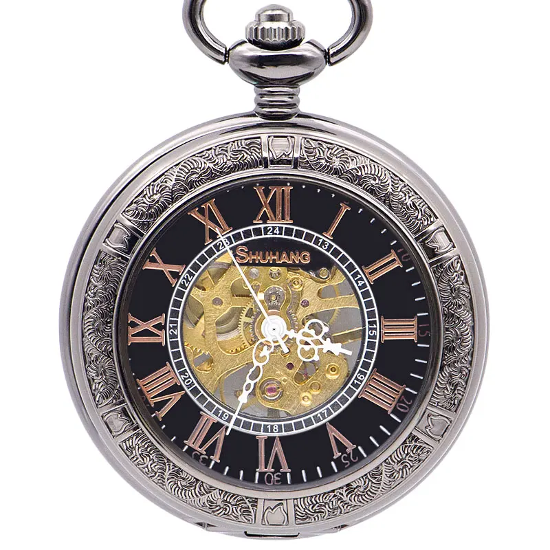 Brand Retro Bronze Men Fashion Pocket Watch Skeleton dial Hand Wind Mechanical Male Fob Chain Watches PJX1388
Brand Retro Bronze Men Fashion Pocket Watch Skeleton dial Hand Wind Mechanical Male Fob Chain Watches PJX1388