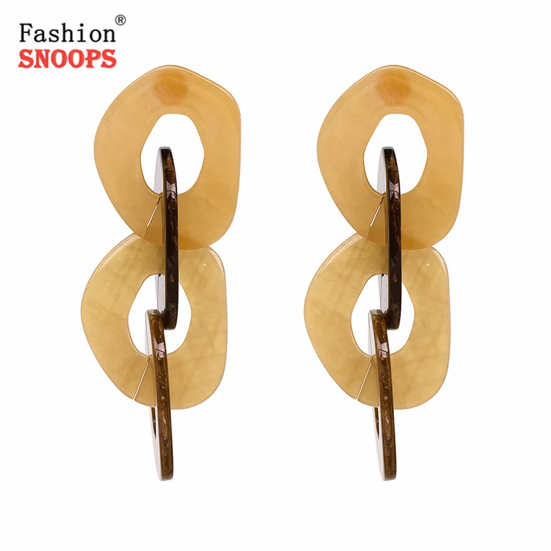 FASHIONSNOOPS Trendy Jewelry Drop Earrings For Women Acrylic Resin Statement Dangle Earrings Party Gifts
FASHIONSNOOPS Trendy Jewelry Drop Earrings For Women Acrylic Resin Statement Dangle Earrings Party Gifts