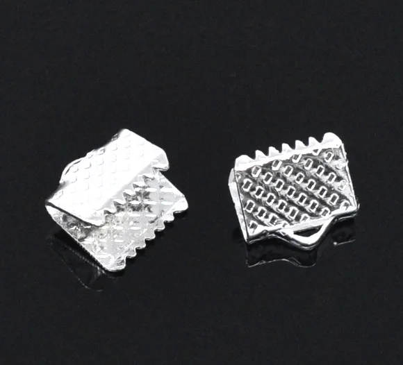 DoreenBeads Silver color Textured End Caps Crimp Beads 8x8mm, sold per packet of 50 2015 new 
DoreenBeads Silver color Textured End Caps Crimp Beads 8x8mm, sold per packet of 50 2015 new