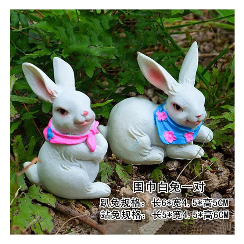 Pastoral Cute Rabbit ornaments Resin Crafts Gardening Landscape Sculpture Figurines Scenery Garden Courtyard Decoration Animals
Pastoral Cute Rabbit ornaments Resin Crafts Gardening Landscape Sculpture Figurines Scenery Garden Courtyard Decoration Animals
