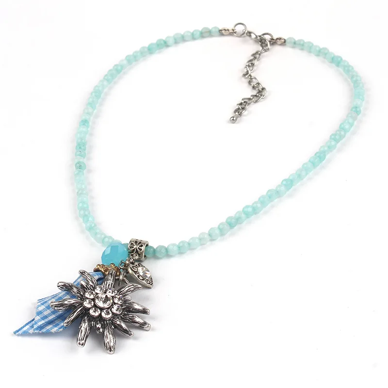 Wholesale Crystal Ethnic Style Bavarian Germany Rhinestone Oktoberfest Edelweiss Beaded Necklace for Dirndl Lederhose Jewelry
Wholesale Crystal Ethnic Style Bavarian Germany Rhinestone Oktoberfest Edelweiss Beaded Necklace for Dirndl Lederhose Jewelry