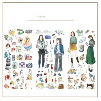 3pcs/lot Cute Fashion Girl Journal Decorative Stickers set Scrapbooking Stick Label Diary Stationery Album Stickers
3pcs/lot Cute Fashion Girl Journal Decorative Stickers set Scrapbooking Stick Label Diary Stationery Album Stickers