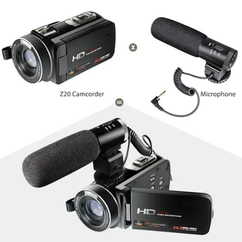 Full HD 1080P Digital Video Camera Wifi Camcorder with External Microphone 3.0 inch LCD Touch Screen Video Recorder
Full HD 1080P Digital Video Camera Wifi Camcorder with External Microphone 3.0 inch LCD Touch Screen Video Recorder