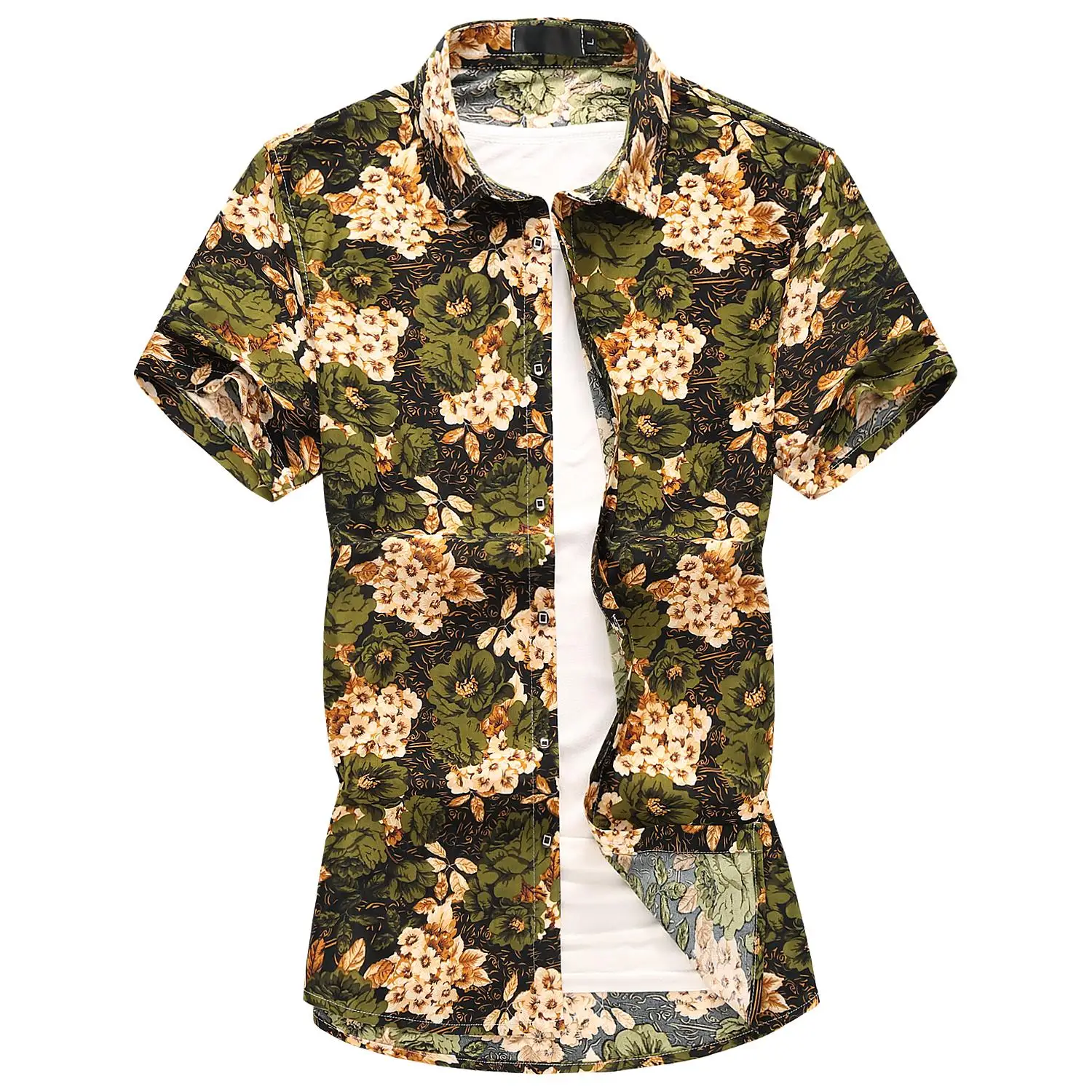 Fashion floral Men Shirt Dyed fabric Hawaiian Men Shirts Hip hop Casual Blouse Men Short sleeve Summer Red Green
Fashion floral Men Shirt Dyed fabric Hawaiian Men Shirts Hip hop Casual Blouse Men Short sleeve Summer Red Green
