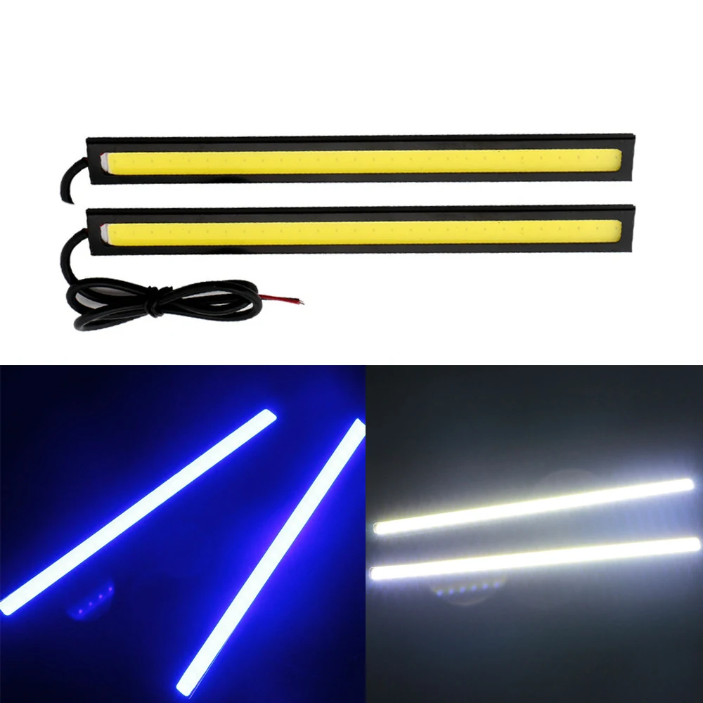 2 шт./лот 17 см DRL COB чипы 28 SMD Автомобильные фонари заднего хода для дневных ходовых