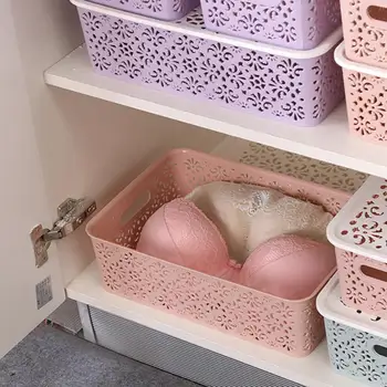 Plastic Storage Basket Hollow Imitation Rattan Storage Basket Desktop Fruit Container Clothes Laundry Bathroom Underwear Holder
Plastic Storage Basket Hollow Imitation Rattan Storage Basket Desktop Fruit Container Clothes Laundry Bathroom Underwear Holder