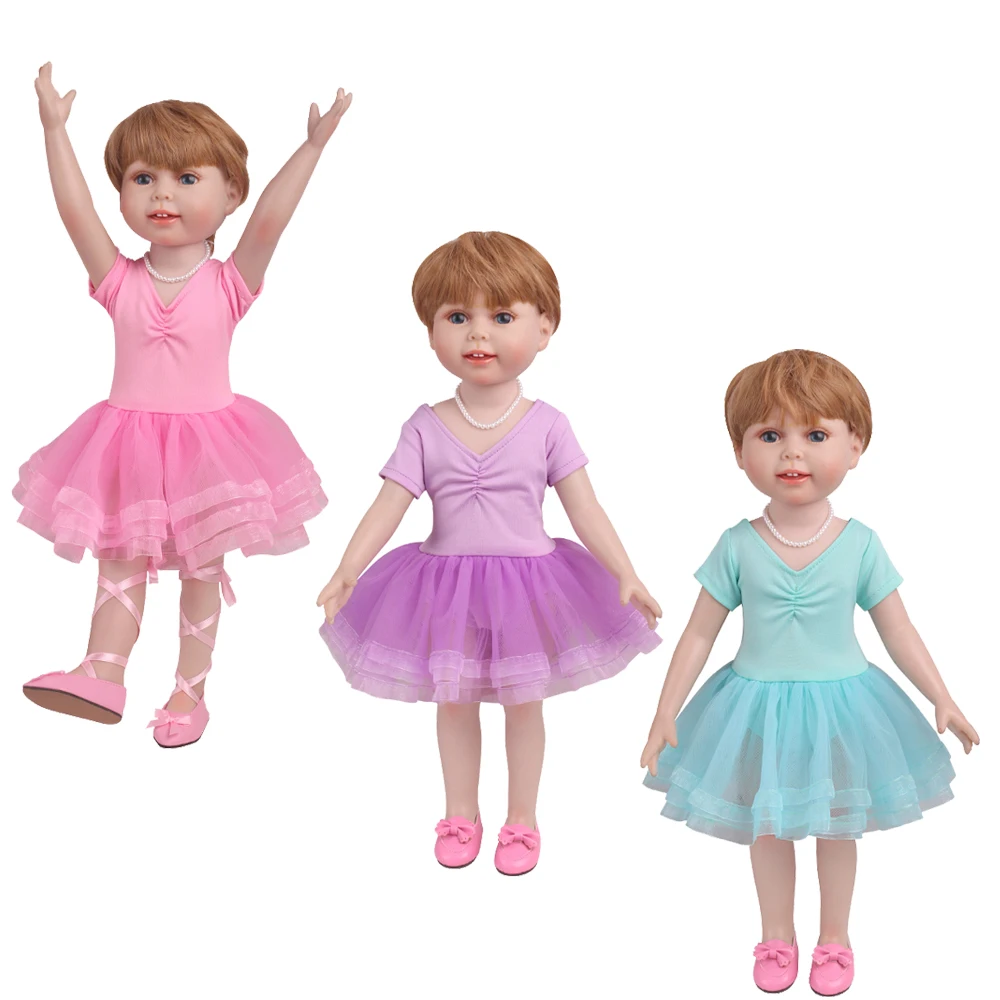 Hand-made 18 inch doll skirt children's toy accessories ballet 3 layer gauze dress dress
Hand-made 18 inch doll skirt children's toy accessories ballet 3 layer gauze dress dress