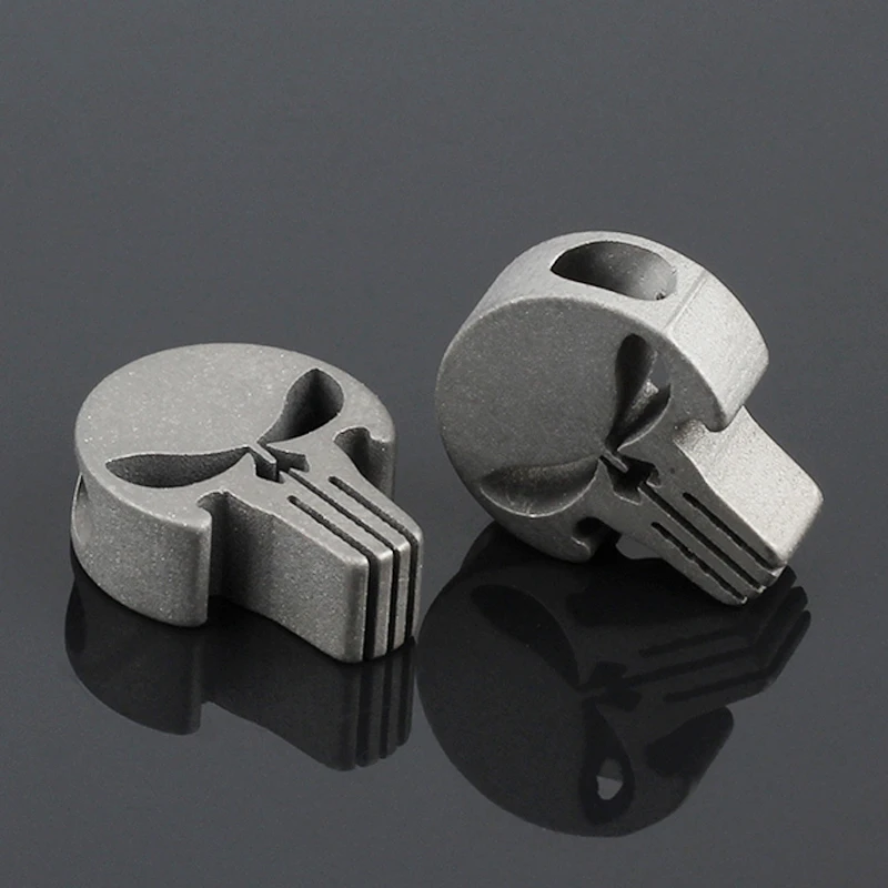Titanium Alloy Skull Shape Paracord Accessory Umbrella Rope Pendant Knife Beads EDC Skull Paracord Beads
Titanium Alloy Skull Shape Paracord Accessory Umbrella Rope Pendant Knife Beads EDC Skull Paracord Beads