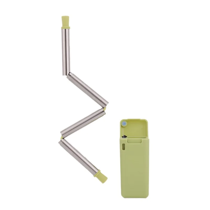 Foldable Drinking Straw Collapsible Reusable Straw With Keychain Hole Portable Travel Household Bar Accessories
Foldable Drinking Straw Collapsible Reusable Straw With Keychain Hole Portable Travel Household Bar Accessories