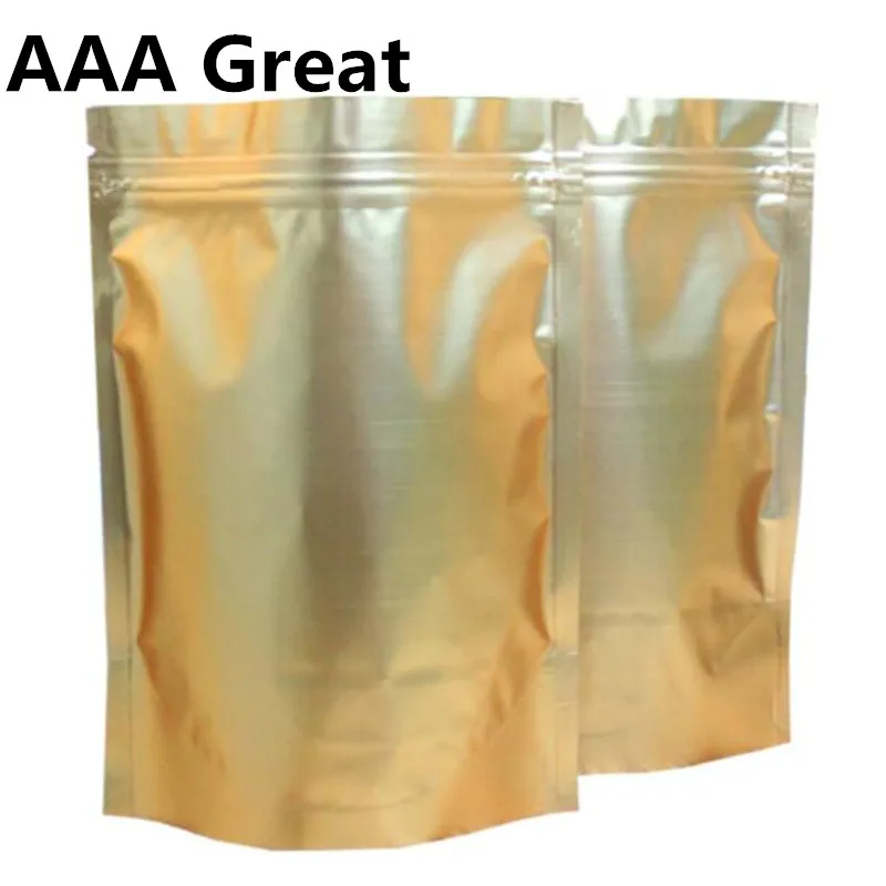 AAA Great 100Pcs/Lot Aluminum Foil Packaging Zip Lock Food Mylar Bag Snacks Coffee Smell Proof Package Pouch Reclosable Stand Up
AAA Great 100Pcs/Lot Aluminum Foil Packaging Zip Lock Food Mylar Bag Snacks Coffee Smell Proof Package Pouch Reclosable Stand Up