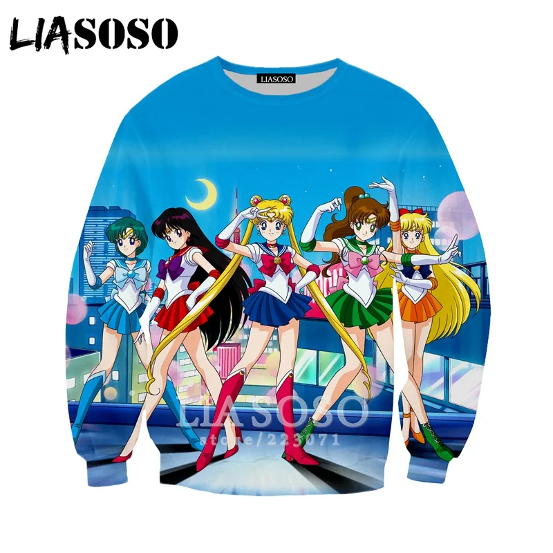 LIASOSO Autumn Fashion Hoodie Men Women 3D Print Anime Sailor Moon Sweatshirt Casual Cute Unisex Long Sleeve Top Pullover A105-4
LIASOSO Autumn Fashion Hoodie Men Women 3D Print Anime Sailor Moon Sweatshirt Casual Cute Unisex Long Sleeve Top Pullover A105-4