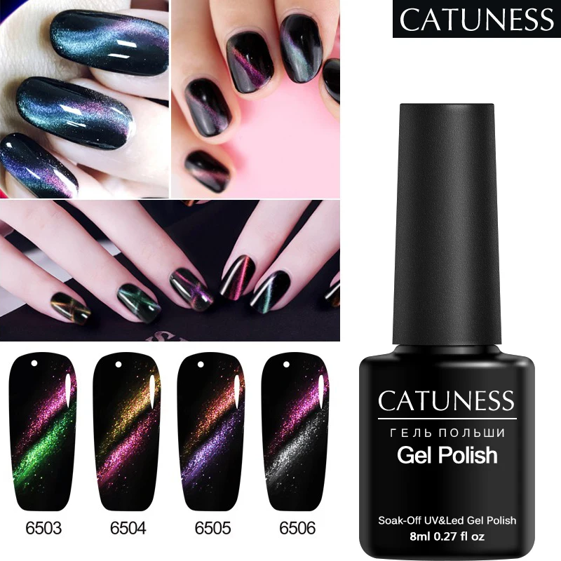 CATUNESS Gel Lacquer Lucky Nail Varnish Magnetic 3D Cat Eyes 8 ML Gel Varnish UV Soak Splendid Led Polish Off Long Lasting
CATUNESS Gel Lacquer Lucky Nail Varnish Magnetic 3D Cat Eyes 8 ML Gel Varnish UV Soak Splendid Led Polish Off Long Lasting