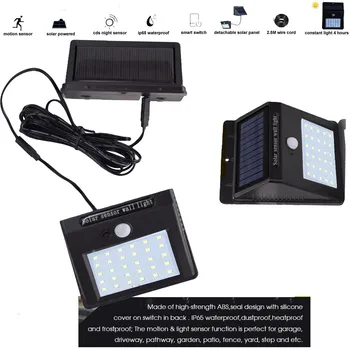 30 led solar light detachable panel waterproof outdoor lamp for garden yard door garage patio lantern security emergency deck
30 led solar light detachable panel waterproof outdoor lamp for garden yard door garage patio lantern security emergency deck