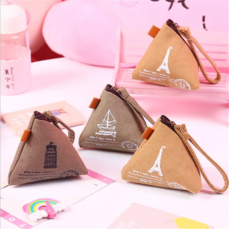1PC Cute Canvas Coin Bag Suit for Keys and Coin Teenagers Unisex Triangle MIni Bag Gift Case Cheap Wallet
1PC Cute Canvas Coin Bag Suit for Keys and Coin Teenagers Unisex Triangle MIni Bag Gift Case Cheap Wallet