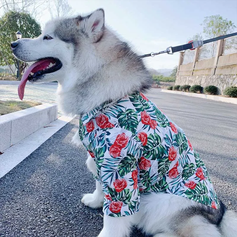 Medium Large Pet Clothes Hawaiian Style Dog Clothes Pet Shirt Clothing for Big Dogs Costume Spring Large Dog Clothing Labrador
Medium Large Pet Clothes Hawaiian Style Dog Clothes Pet Shirt Clothing for Big Dogs Costume Spring Large Dog Clothing Labrador