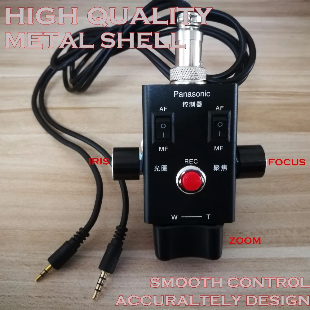 INLPIE Zoom and focus remote control for LANC Panasonic Camera HC-X1 AG-UX90 HC-PV100 AG-AC30 AG-UX180 HC-X1000 AG-AC90 AU-EVA1
INLPIE Zoom and focus remote control for LANC Panasonic Camera HC-X1 AG-UX90 HC-PV100 AG-AC30 AG-UX180 HC-X1000 AG-AC90 AU-EVA1