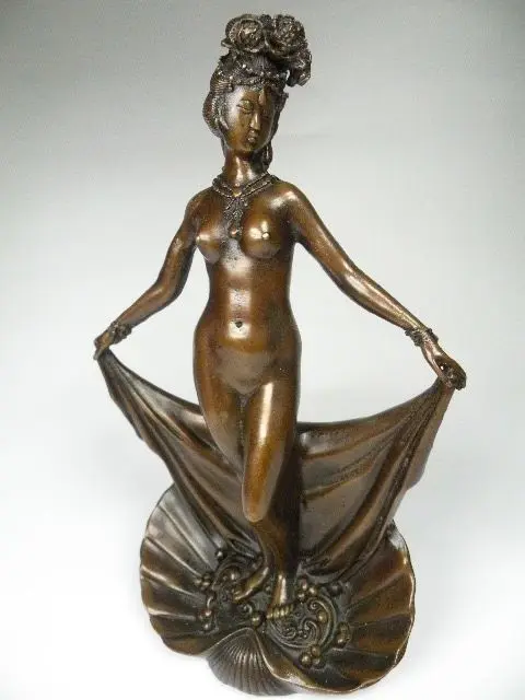 Crafts statue Elegant Chinese old bronze statue of Our Lady of nude bathing Ancient Princess
Crafts statue Elegant Chinese old bronze statue of Our Lady of nude bathing Ancient Princess