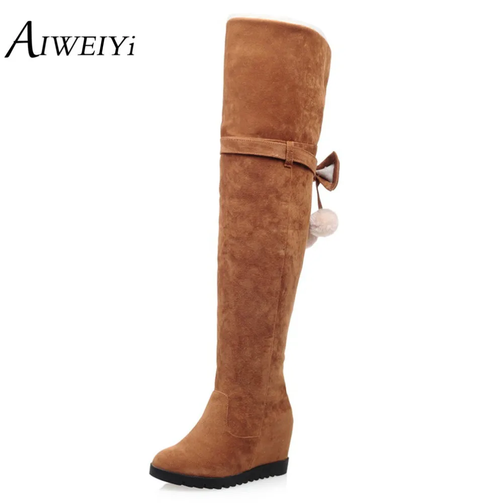 AIWEIYi Women Stretch Faux Suede Wedges Thigh High Boots Sexy Fashion Over the Knee Boots High Heels Woman Shoes Black Gray
AIWEIYi Women Stretch Faux Suede Wedges Thigh High Boots Sexy Fashion Over the Knee Boots High Heels Woman Shoes Black Gray