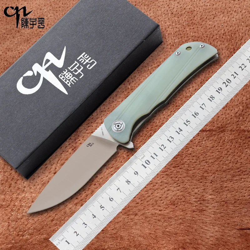 CH3001-G10 Flipper folding knife D2 blade ball bearing G0+steel handle outdoor survival hunting camping fruit knife EDC tools
CH3001-G10 Flipper folding knife D2 blade ball bearing G0+steel handle outdoor survival hunting camping fruit knife EDC tools