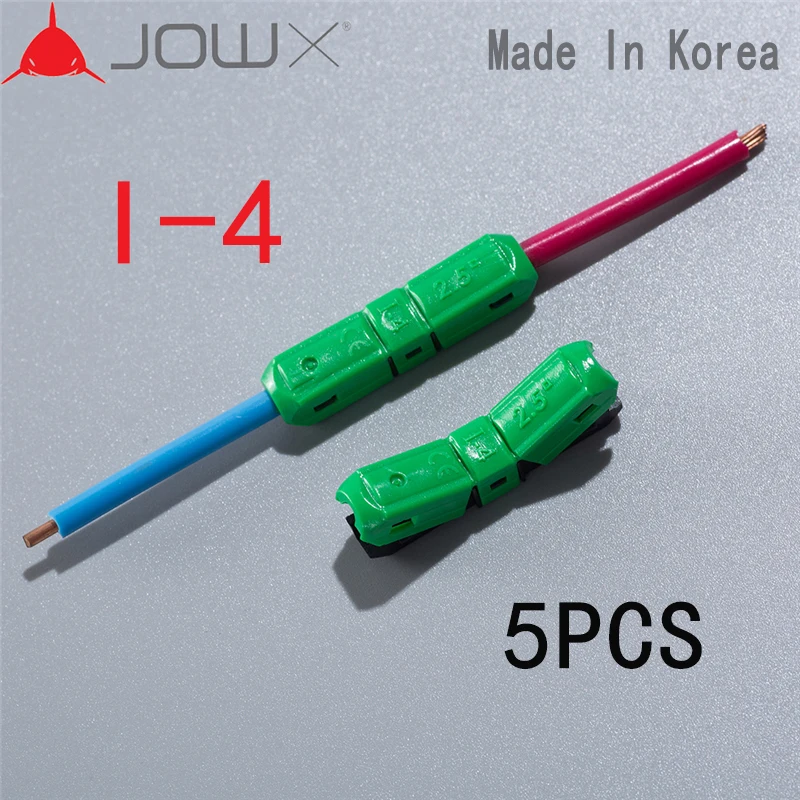 I-4 5PCS wire connectors quick splice terminals for 14-13AWG 2.5mm2 two wires wiring docked butt joint Lengthen extend repair
I-4 5PCS wire connectors quick splice terminals for 14-13AWG 2.5mm2 two wires wiring docked butt joint Lengthen extend repair