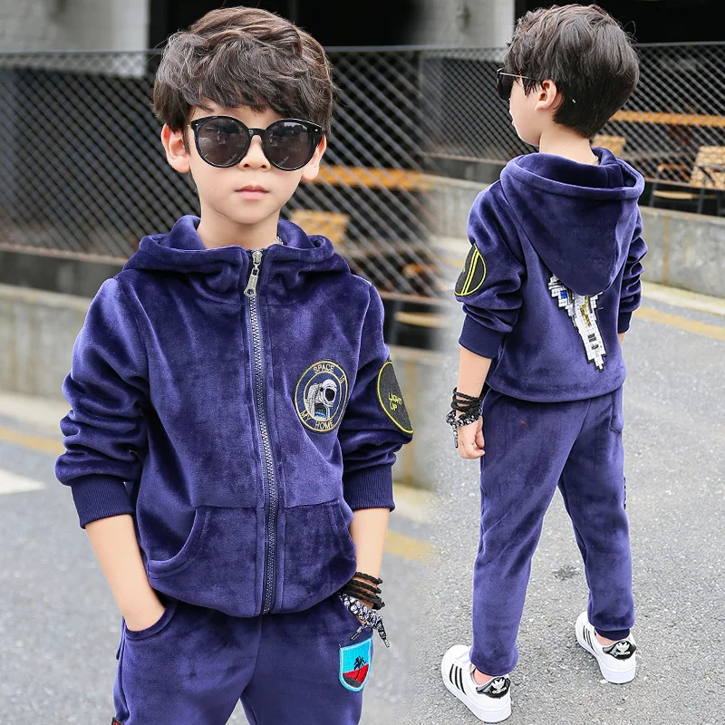 2019 Kids Clothes Boys Spring Autumn Pleuche Sports Suit Boys Set School Children Clothing Set 2pcs Sweatshirt+Pants Two-piece
2019 Kids Clothes Boys Spring Autumn Pleuche Sports Suit Boys Set School Children Clothing Set 2pcs Sweatshirt+Pants Two-piece