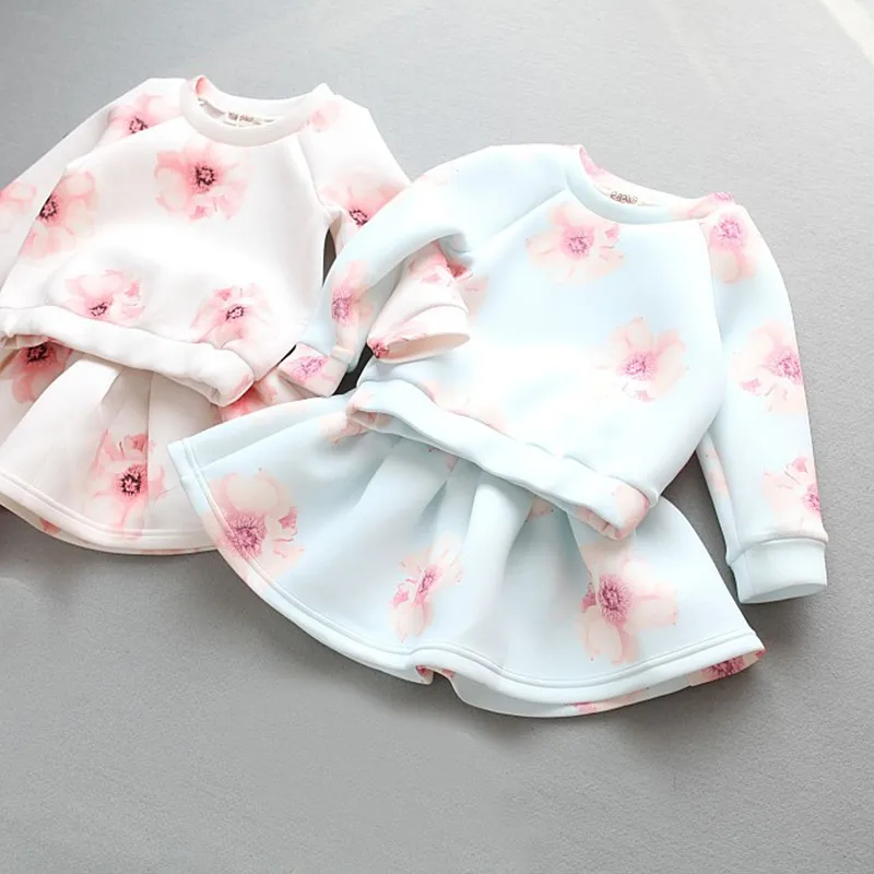 2Pcs Fashion Baby Girls Dress Floral Skirt+Long Sleeve T-shirt Sets Kids Winter Outfits
2Pcs Fashion Baby Girls Dress Floral Skirt+Long Sleeve T-shirt Sets Kids Winter Outfits