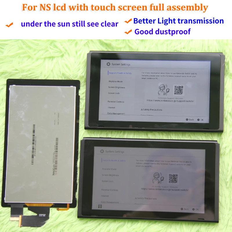 Original for NS console lcd display + touch screen Full screen assembly replacement for Nintend Switch accessories
Original for NS console lcd display + touch screen Full screen assembly replacement for Nintend Switch accessories