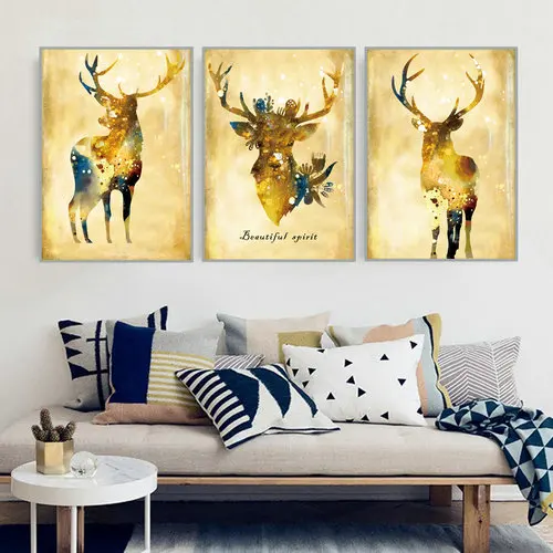 Hight Quality Nordic Poster Pastoral Cute Animals Canvas Painting Nordic Elk Peafowl Feather Home Decor Decoration No Frame
Hight Quality Nordic Poster Pastoral Cute Animals Canvas Painting Nordic Elk Peafowl Feather Home Decor Decoration No Frame