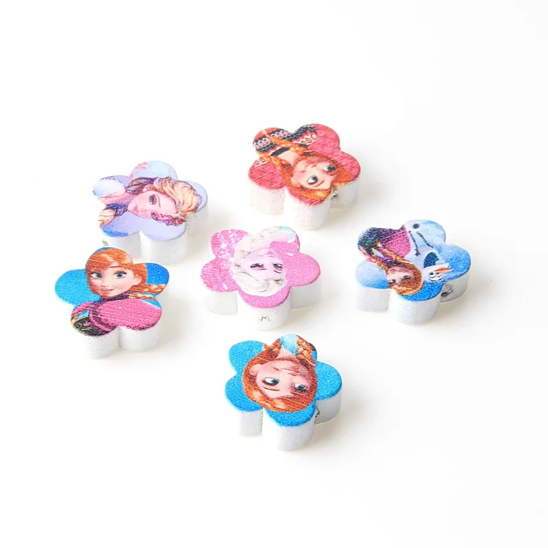 20pcs Natural Wood Flower Shapes Princess Pattern Wooden Beads For DIY Jewelry Making Loose Gasket Necklace Accessories 20mm
20pcs Natural Wood Flower Shapes Princess Pattern Wooden Beads For DIY Jewelry Making Loose Gasket Necklace Accessories 20mm