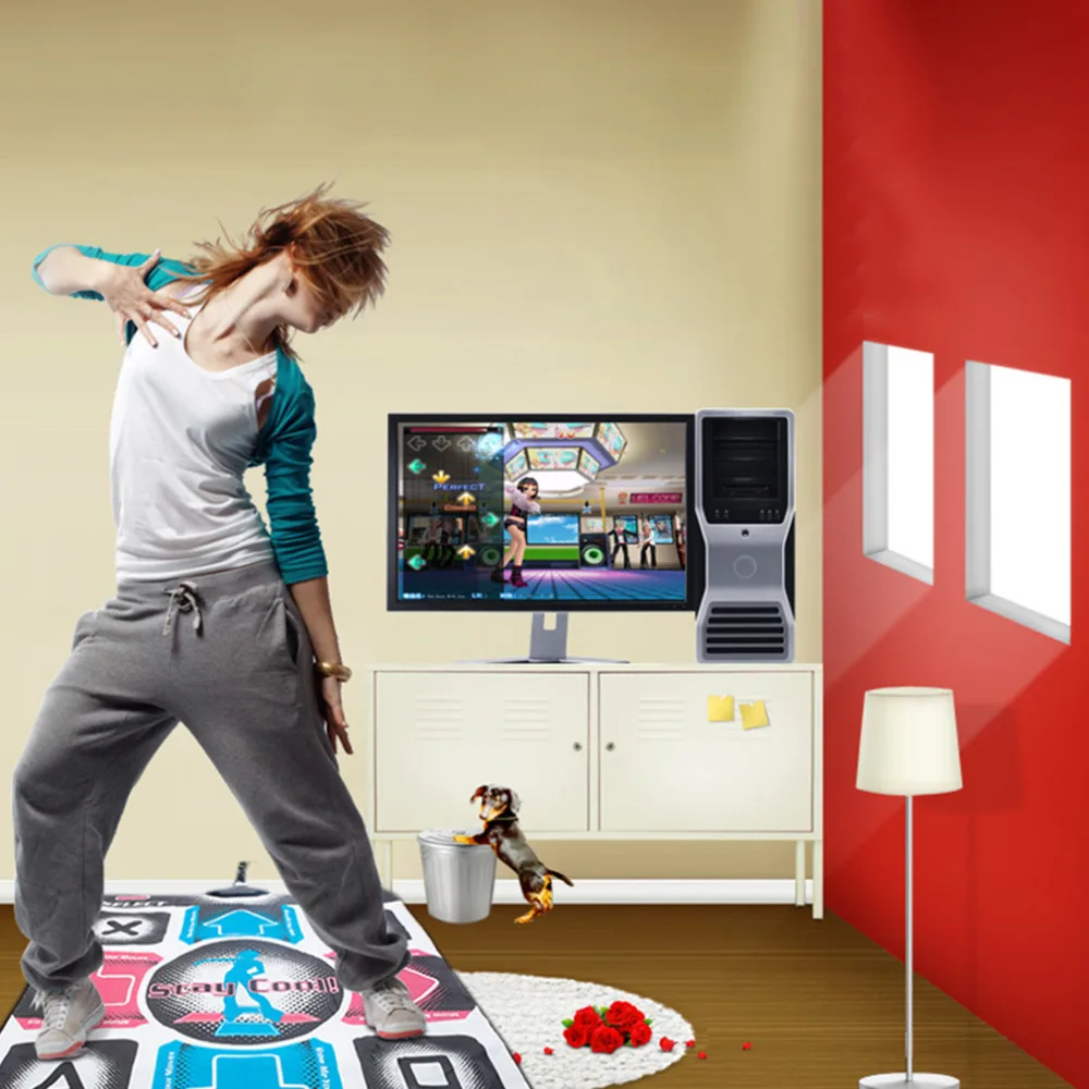 Non-Slip Dancing Step Dance Mat Pad Pads Dancer Blanket Fitness Equipment Revolution Foot Print Mat to PC With CD Drive
Non-Slip Dancing Step Dance Mat Pad Pads Dancer Blanket Fitness Equipment Revolution Foot Print Mat to PC With CD Drive