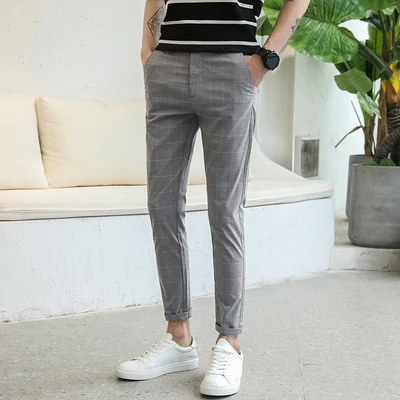 2019 new business casual small trousers men's self-cultivation stretch men's summer feet dress plaid nine points suit pants
2019 new business casual small trousers men's self-cultivation stretch men's summer feet dress plaid nine points suit pants