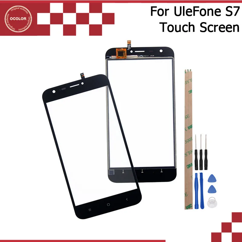 ocolor For UleFone S7 Touch Panel Touch Screen Digitizer Sensor Replacement For UleFone S7 Cell Phone Accessory +Tools +Adhesive
ocolor For UleFone S7 Touch Panel Touch Screen Digitizer Sensor Replacement For UleFone S7 Cell Phone Accessory +Tools +Adhesive