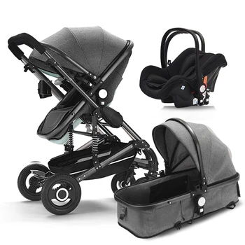 Baby stroller 3 in 1 newborn baby carriage High Landscape stroller four seasons baby stroller shock absorption baby stroller
Baby stroller 3 in 1 newborn baby carriage High Landscape stroller four seasons baby stroller shock absorption baby stroller