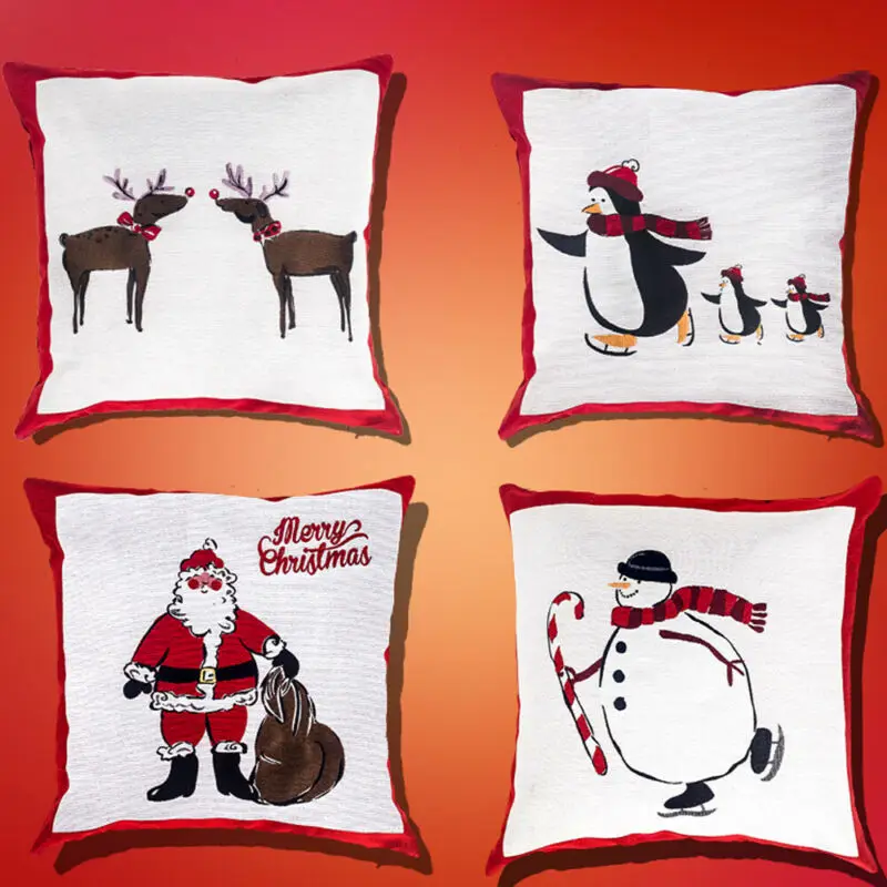 2019 Newest Christmas Cushion Case Cover Cotton Linen Sofa Car Cushion Home Decor Cushion Cover 
2019 Newest Christmas Cushion Case Cover Cotton Linen Sofa Car Cushion Home Decor Cushion Cover