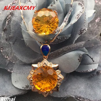 KJJEAXCMY Fine jewelry, Color treasure 925 silver inlaid fireworks, yellow crystal female models two sets
KJJEAXCMY Fine jewelry, Color treasure 925 silver inlaid fireworks, yellow crystal female models two sets