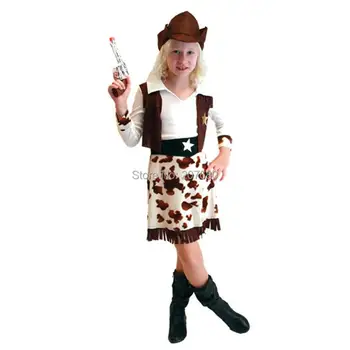 Party Cosplay Costume Cowgirl dress Costumes Fancy dress Vaquera ropa de juego vestido For Kids
Party Cosplay Costume Cowgirl dress Costumes Fancy dress Vaquera ropa de juego vestido For Kids